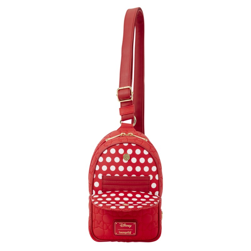 Disney Loungefly Mini Sac A Dos Sacoche Minnie Convertible